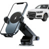 Chargeur sans Fil pour Voiture | Chargeur sans Fil 15W À Vene Et Clip | Support Smartphone à Détecteur Intelligent | pour Véhicu
