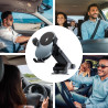 Chargeur sans Fil pour Voiture | Chargeur sans Fil 15W À Vene Et Clip | Support Smartphone à Détecteur Intelligent | pour Véhicu