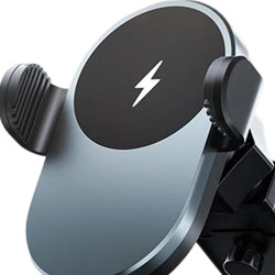 Chargeur sans Fil pour Voiture | Chargeur sans Fil 15W À Vene Et Clip | Support Smartphone à Détecteur Intelligent | pour Véhicu