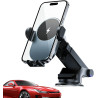 Chargeur sans Fil pour Voiture | Chargeur sans Fil 15W À Vene Et Clip | Support Smartphone à Détecteur Intelligent | pour Véhicu