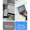 Support Magnétique pour Téléphone et Ordinateur Portable avec Charge sans Fil 15W, Compatible MagSafe iPhone 17/16/15/14/13/12, 