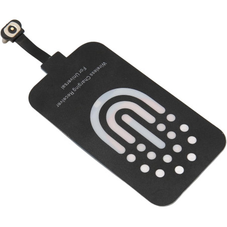 lyrlody Récepteur de Charge sans Fil, Récepteur de Charge sans Fil de Type C, Chargeur Magnétique, Patch de à Double Fonction av