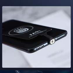 lyrlody Récepteur de Charge sans Fil, Récepteur de Charge sans Fil de Type C, Chargeur Magnétique, Patch de à Double Fonction av