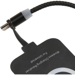 lyrlody Récepteur de Charge sans Fil, Récepteur de Charge sans Fil de Type C, Chargeur Magnétique, Patch de à Double Fonction av