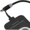 lyrlody Récepteur de Charge sans Fil, Récepteur de Charge sans Fil de Type C, Chargeur Magnétique, Patch de à Double Fonction av