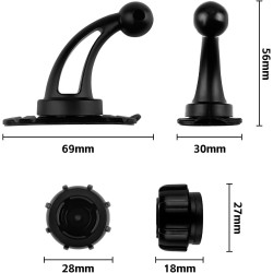 Support Telephone Voiture Induction-【15W Pro & Super Aimants】 Chargeur Mogsafe Voiture sans Fil, Chargeur Induction Voiture Magn