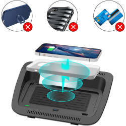 Chargeur sans fil pour Toyota RAV4 2025 2024 2023 2022 2021 2020 2019, accessoires de console centrale intérieure de voiture, ta