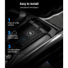 ZORQ Chargeur de Voiture sans Fil pour MG ZS Hybrid+ 2024-2026 Tapis de Charge sans Fil Rapide Antidérapant, Support Telephone V