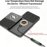 ZORQ Chargeur de Voiture sans Fil pour MG ZS Hybrid+ 2024-2026 Tapis de Charge sans Fil Rapide Antidérapant, Support Telephone V