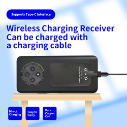 Adaptateur Récepteur de Charge sans Fil pour Téléphone A71 A70 A51 A10, Module Récepteur de Chargeur sans Fil Fin pour Téléphone