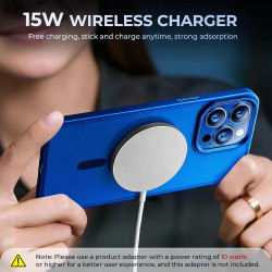 2PCS Chargeur sans Fil 15W, Blanc, Chargeur Rapide USB-C pour Téléphone et Écouteurs sans Fil, Design Élégant et Sécurisé, Compa