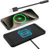 Chargeur Induction Voiture, 5/7.5/10W Tapis de Charge sans Fil Rapide Antidérapant pour Casques de Téléphone Portable, etc. (USB
