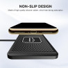 Chargeur Induction Voiture, 5/7.5/10W Tapis de Charge sans Fil Rapide Antidérapant pour Casques de Téléphone Portable, etc. (USB