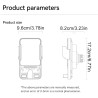Support De Chargeur sans Fil pour Voiture, Support De Téléphone À Serrage Automatique, Supports De Navigation Électrique Rotatif