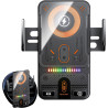 Support De Chargeur sans Fil pour Voiture, Support De Téléphone À Serrage Automatique, Supports De Navigation Électrique Rotatif