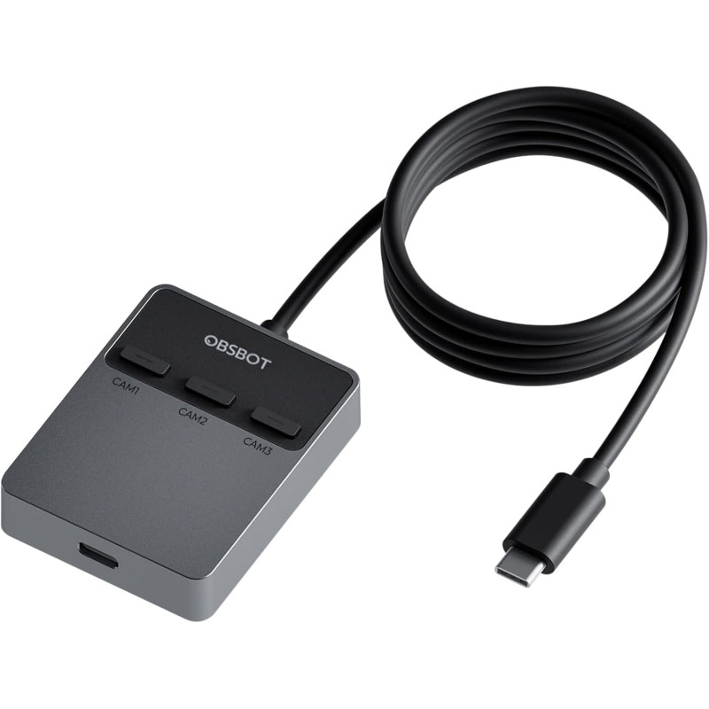 OBSBOT Connecteur multi-cam sans fil compatible avec Tail 2/Tail Air, smartphones et tablettes avec port USB-C