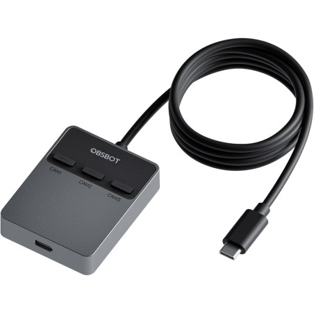 OBSBOT Connecteur multi-cam sans fil compatible avec Tail 2/Tail Air, smartphones et tablettes avec port USB-C