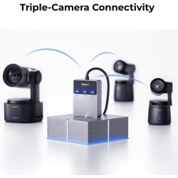 OBSBOT Connecteur multi-cam sans fil compatible avec Tail 2/Tail Air, smartphones et tablettes avec port USB-C