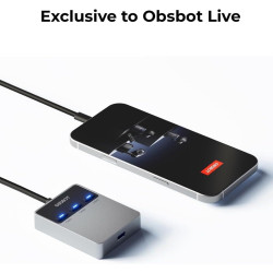 OBSBOT Connecteur multi-cam sans fil compatible avec Tail 2/Tail Air, smartphones et tablettes avec port USB-C