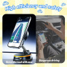 Juzely chargeur telephone voiture pour vw new beetle convertible 2002-2010, ventouse à vide rotatif à 360° et pliable support ch