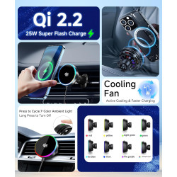 Qi2.2 Max 25 W Chargeur de voiture sans fil rapide pour BMW Série 3 2012-2018/Série 4 2014-2020/2014-2021 Série 2 écran 8,8", su
