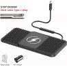 Chargeur sans Fil Voiture Rapide pour Kia NIRO (Hybrid/Electric) Borrego, Chargeur de Voiture sans Fil Antidérapant Chargeur Ind