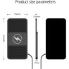 Chargeur sans Fil Voiture Rapide pour Kia NIRO (Hybrid/Electric) Borrego, Chargeur de Voiture sans Fil Antidérapant Chargeur Ind