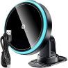 Chargeur de voiture sans fil, support magnétique pour téléphone portable, 15 W, charge rapide, chargeur de téléphone portable, s
