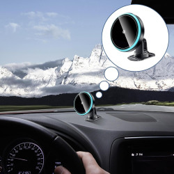 Chargeur de voiture sans fil, support magnétique pour téléphone portable, 15 W, charge rapide, chargeur de téléphone portable, s