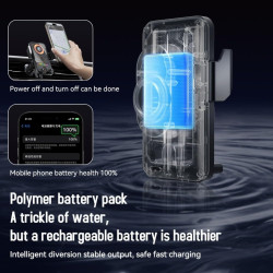 Chargeur de voiture sans fil à pince automatique 15 W avec contrôle à un bouton, compatible avec différents téléphones, port de 