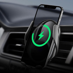 Support telephone voiture induction pour peugeot 308 2016 2017 2018 2019 2020 2021 2022 2023 2024 car wireless charger chargeur 