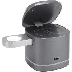 Fabater Station de Charge 3 en 1 pour Montre, écouteurs, Téléphone, Support de Charge Rapide Magnétique, Chargeur sans Fil pour 