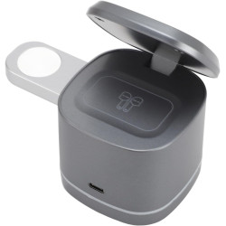 Fabater Station de Charge 3 en 1 pour Montre, écouteurs, Téléphone, Support de Charge Rapide Magnétique, Chargeur sans Fil pour 