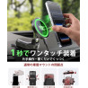 YOSH 15W Support Telephone Voiture Induction, Ventouse à Vide, Chargeur Voiture pour Magsafe Compatible avec iPhone 17-12 Series