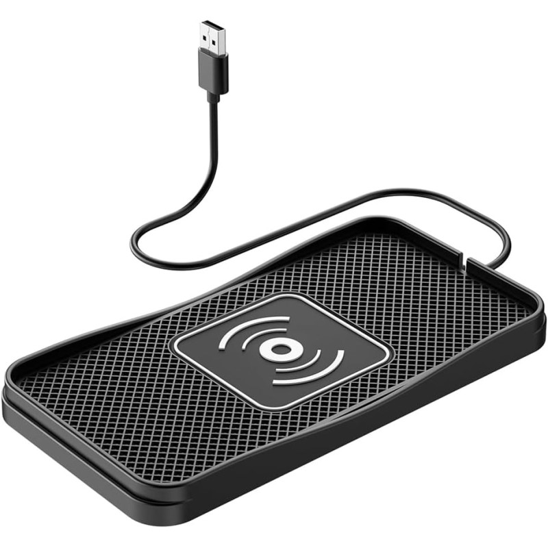 Chargeur Induction Voiture pour Opel Astra H G J Insignia Mokka Zafira Corsa k, 20W Rapide Chargeur de Voiture sans Fil Type-C/U