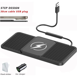ISTOVO Tapis de Chargement pour Mercedes Benz A Class W177 A250e A260 AMG A45, Charge Induction TéLéPhone Support sans Fil Voitu
