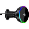 Chargeur de voiture magnétique sans fil 25 W avec lumière RVB, charge rapide, support de téléphone avec ventilateur de refroidis
