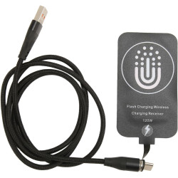Dioche Reçoit Récepteur de Charge Magnétique sans Fil de Type C de 120 W – Charge Fine et Rapide de 10 W Compatible avec A51, A2