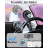 CloudValley Qi2.2 Support de téléphone sans fil 25 W pour Tesla Model Y/3, support de voiture magnétique réglable avec ventilate
