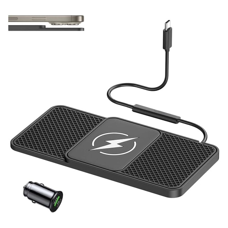 Chargeur sans Fil Voiture pour MG IM5 IM6 MGS5 EV MGS6 EV Marvel R MG6 MG7, Recharge Rapide 20W, Tapis Charge à Induction Tablea