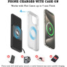 Chargeur sans Fil Voiture pour MG IM5 IM6 MGS5 EV MGS6 EV Marvel R MG6 MG7, Recharge Rapide 20W, Tapis Charge à Induction Tablea