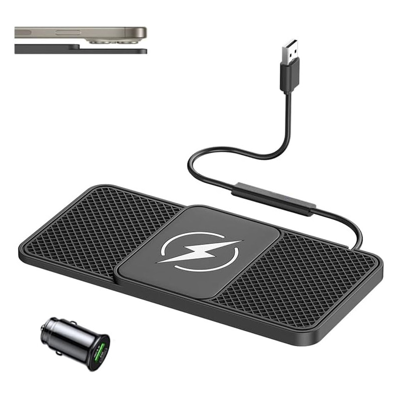 Chargeur sans Fil Voiture pour MG IM5 IM6 MGS5 EV MGS6 EV Marvel R MG6 MG7, Recharge Rapide 20W, Tapis Charge à Induction Tablea