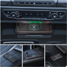 Tapis De Charge sans Fil pour Hyundai Kona 2017 2018 2019 2020 2021 2022 2023 2024 2025, Chargeur 20W pour Téléphones, Pad Stabl