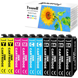 Yowell XP3200 XP2200 Cartouche Compatibles avec Epson Expression Home XP-2200 XP-2205 XP-3200 XP-3205 XP-4200 XP-4205, Workforce