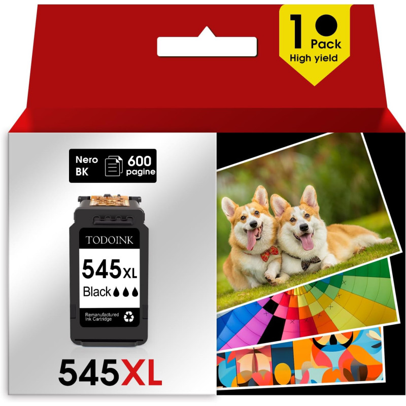 545XL Cartouches d'encre de Remplacement pour Canon 545 XL PG 545 PG-545 XL Multipack pour MX490 MX495 MG2550s MG2550 TS3150 TS3