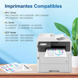 TN248XL TN248 Compatible pour Toner Brother DCP-L3560CDW Toner Brother HL-L3240CDW Toner MFC-L8390CDW MFC-L3760CDW TN 248XL TN-2