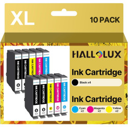 HALLOLUX Compatible Cartouches pour 604XL pour Epson Compatible pour XP-2200 XP-2205 XP-3200 XP-4200 XP-3205 XP-4205 pour Workfo