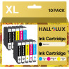 HALLOLUX Compatible Cartouches pour 604XL pour Epson Compatible pour XP-2200 XP-2205 XP-3200 XP-4200 XP-3205 XP-4205 pour Workfo