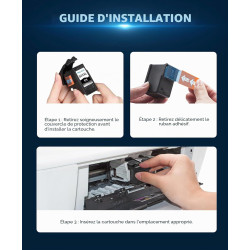 HALLOLUX PG-545XL CL-546XL Replacement pour Canon 545 546 546 XL Cartouches d'encre Multipack pour Pixma MX495 TS3150 TS3150 TS3