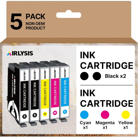 AIRLYSIS Cartouche d'encre Compatible pour 603XL pour Epson Expression Home XP 2100 XP 2105 XP 2150 XP 4105 XP 4150 XP 3100 XP 2
